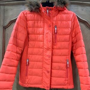 SUPERDRY ORANGE JACKET SIZE MEDIUM/ LARGE
